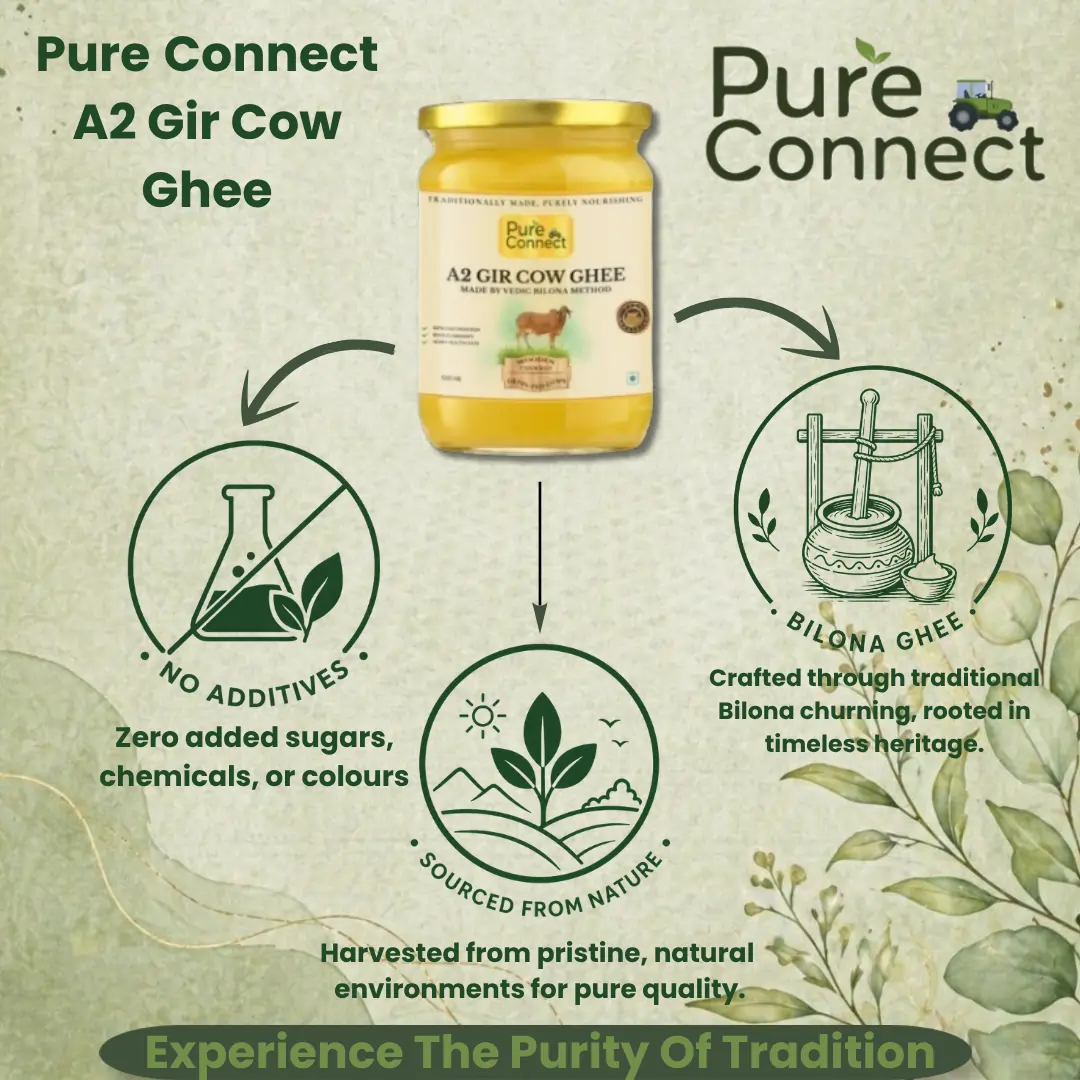 Gir Cow A2 Ghee – Traditional Bilona Method - Image 3