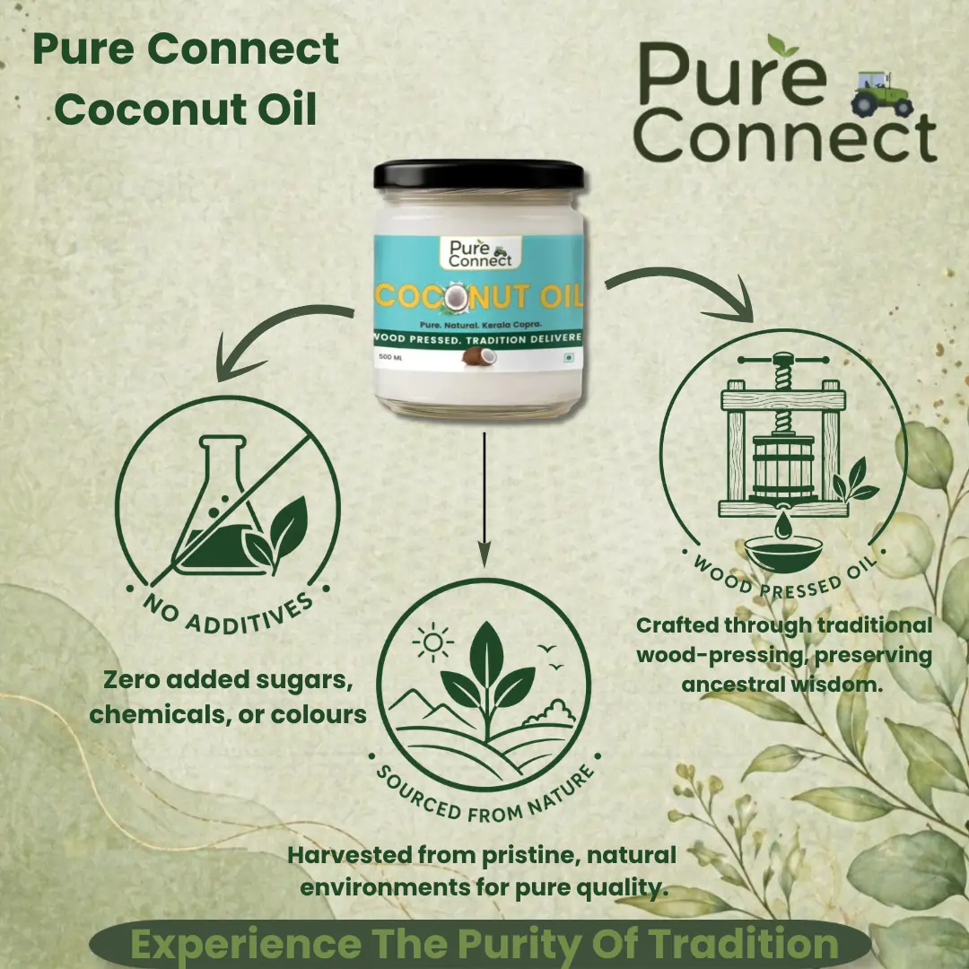 Wood Pressed Coconut Oil – Pure, Natural & Unrefined - Image 2