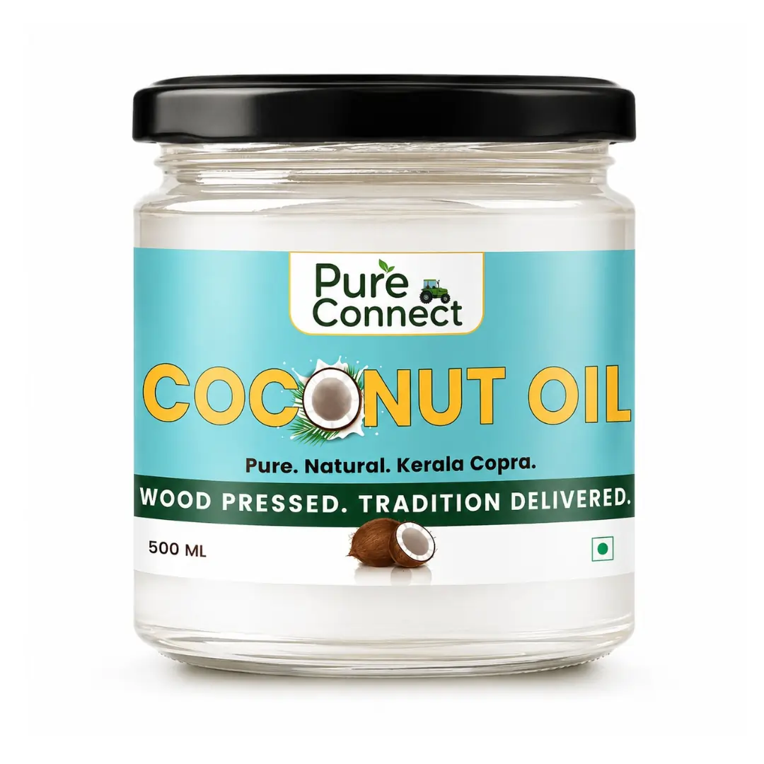 Wood Pressed Coconut Oil – Pure, Natural & Unrefined